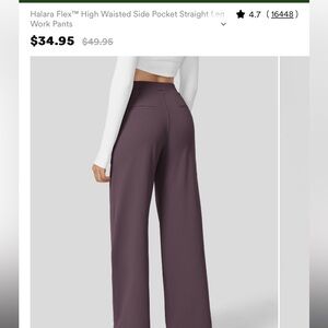 Halara flex straight leg pants
